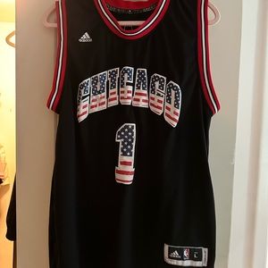 Chicago bulls rose jersey